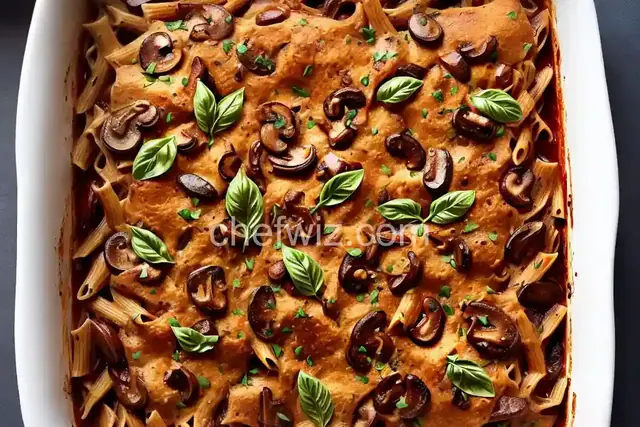 Marsala and Mushroom Pasta Bake
