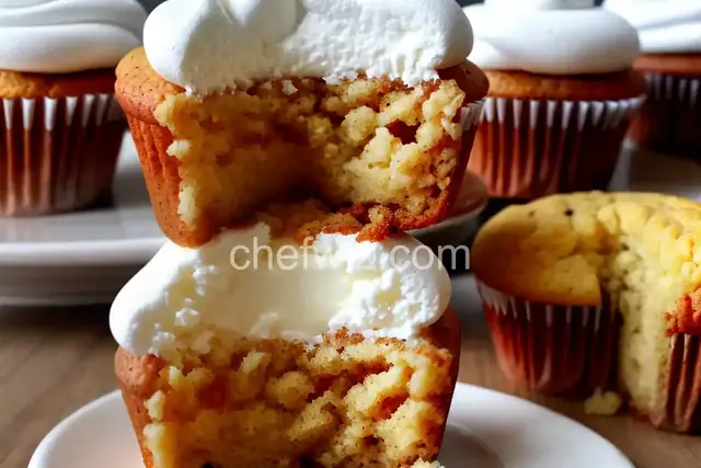 Marshmallow Stuffed Cupcakes