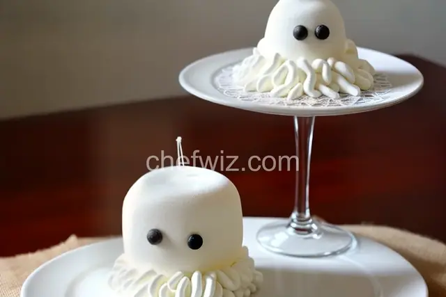 Marshmallow Web Ghost Cake