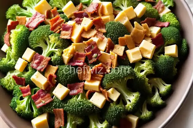 Martie's Broccoli Salad with Bacon and Cheese