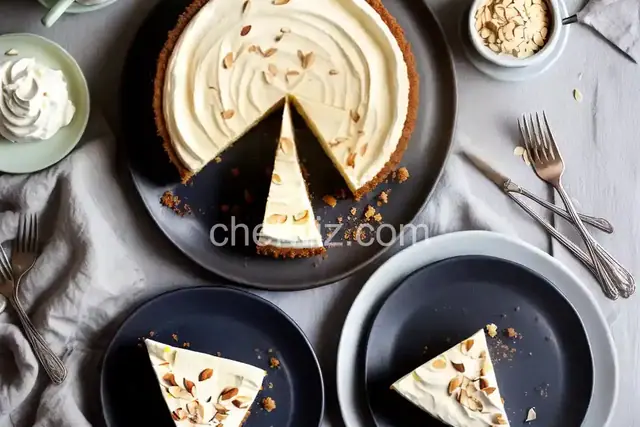 Mascarpone Cheesecake with Almond Crust