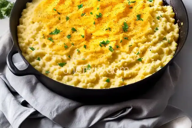 Mashed Cauliflower and Cheese