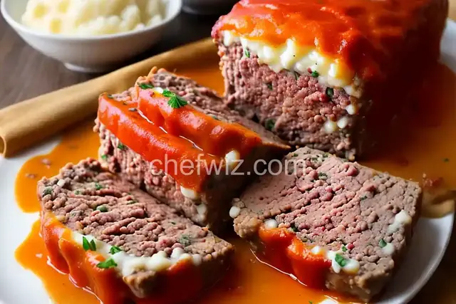 Mashed Potato-Stuffed Meatloaf