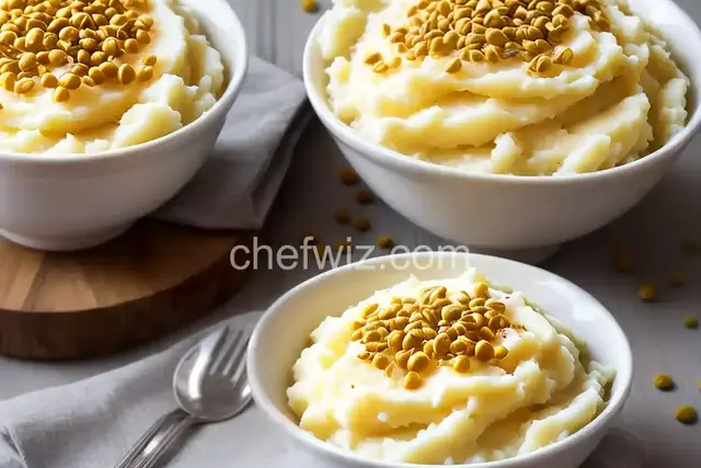 Mashed Potatoes With Crispety Cruncheties