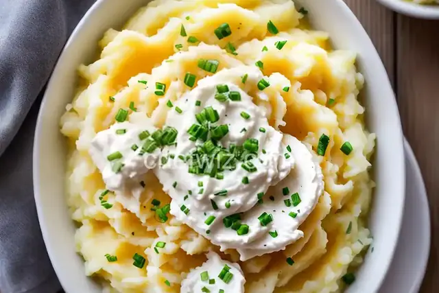 Mashed Potatoes with Half-and-Half and Sour Cream