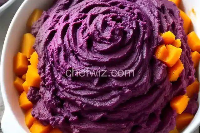 Mashed Purple Sweet Potatoes