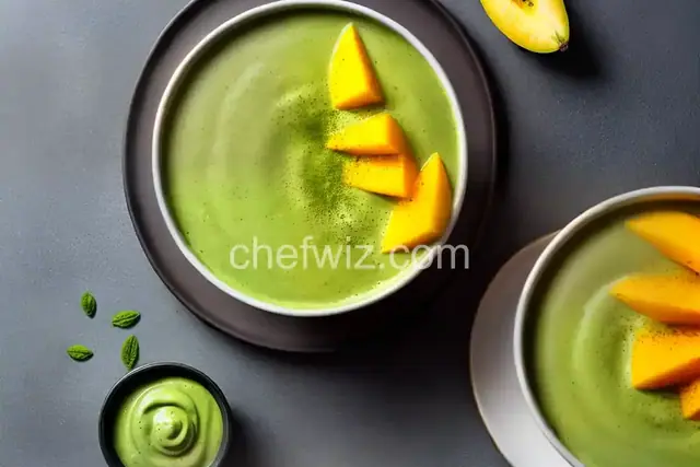 Matcha-Mango Smoothie