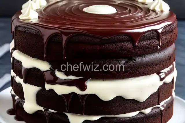 Matilda Layered Chocolate Fudge Cake