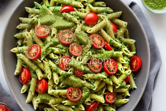 Maya's Perfect Pesto Pasta Salad