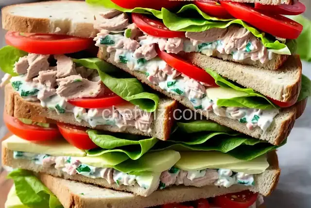Mayo-Free Mediterranean Tuna Salad Sandwiches Recipe