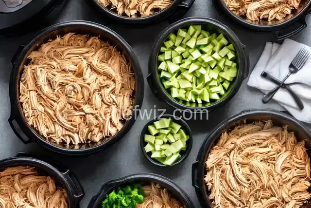 Meal Prep Instant Pot Shredded Chicken