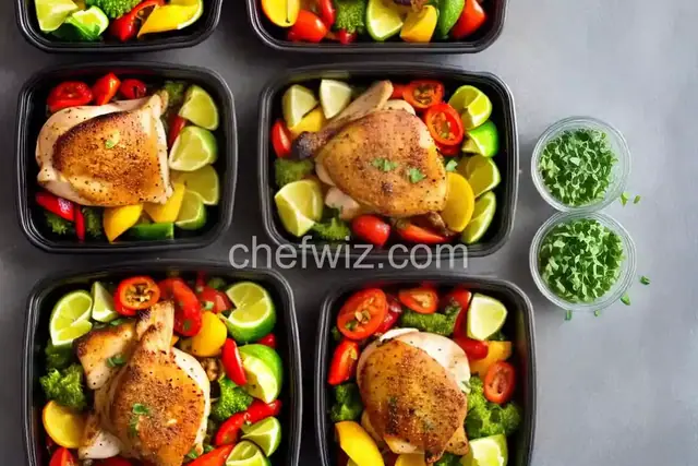 Meal Prep Roasted Chicken Thighs