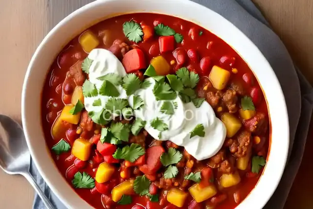 Meat-Lovers' Vegetarian Chili