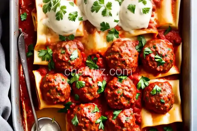 Meatball Lasagna