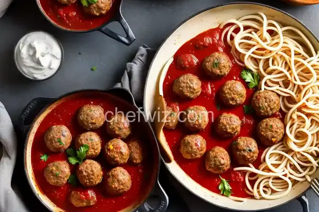 Meatballs and Sauce
