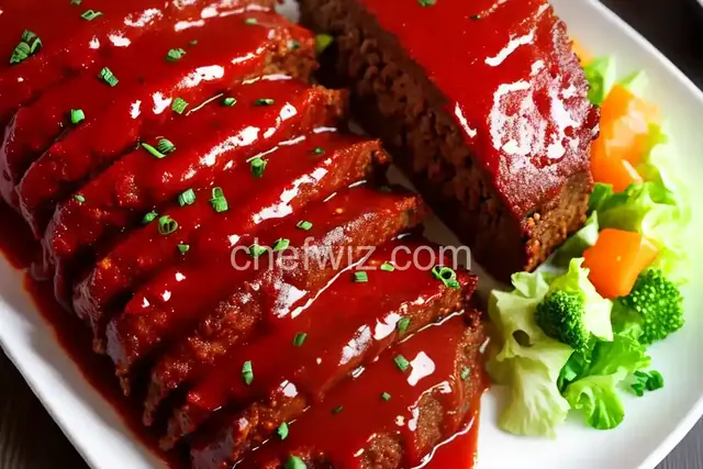 Meatloaf with Sweet & Spicy Glaze