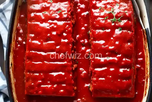 Meatloaf with Tomato Gravy