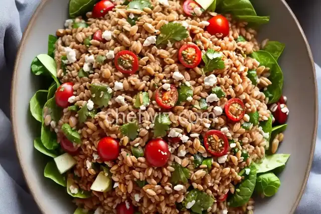 Mediterranean Farro Salad