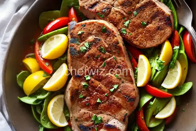 Mediterranean Grilled Pork Chops