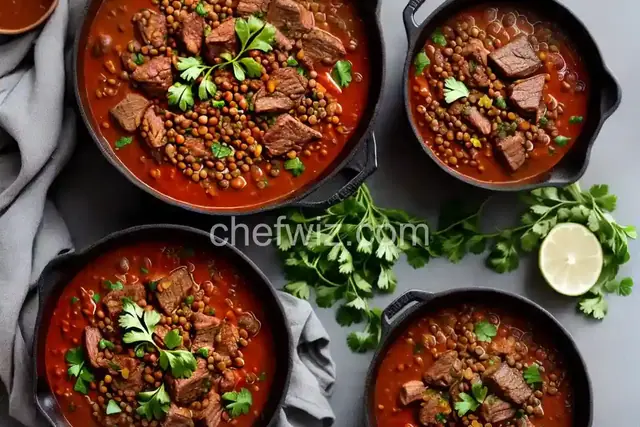 Mediterranean Lamb and Lentil Stew