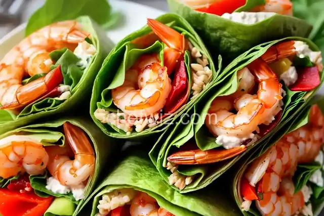 Mediterranean Shrimp Wraps