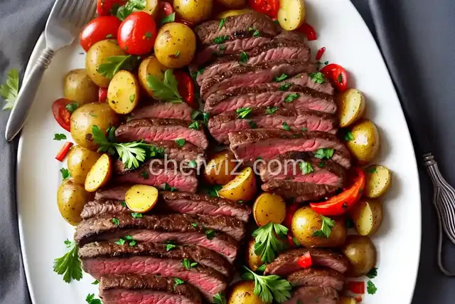 Mediterranean Steak and Potatoes