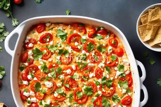 Mediterranean Tomato & Feta Dip