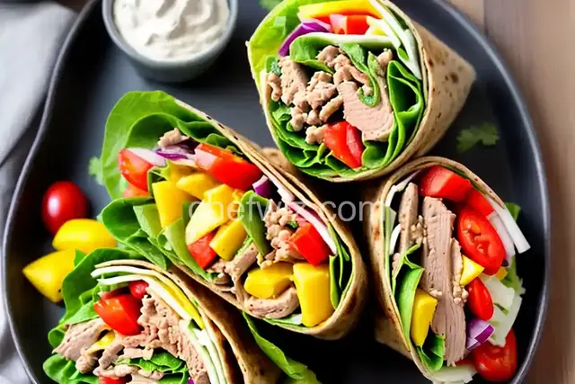 Mediterranean Tuna Wrap