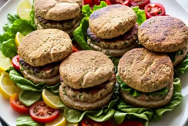 Mediterranean Turkey Burgers
