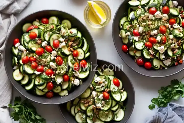 Mediterranean Zucchini Salad