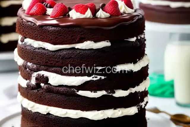 Mega Magical 7 Layer Chocolate Cake