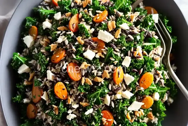 Megan’s Wild Rice & Kale Salad