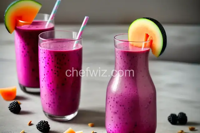 Melon-Blackberry Smoothie