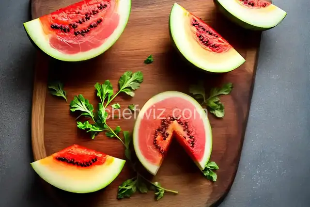 Melon Wrapped In Prosciutto
