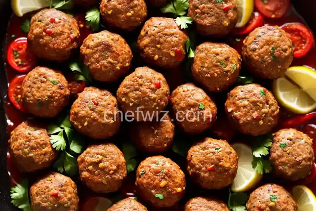 Merguez Meatballs