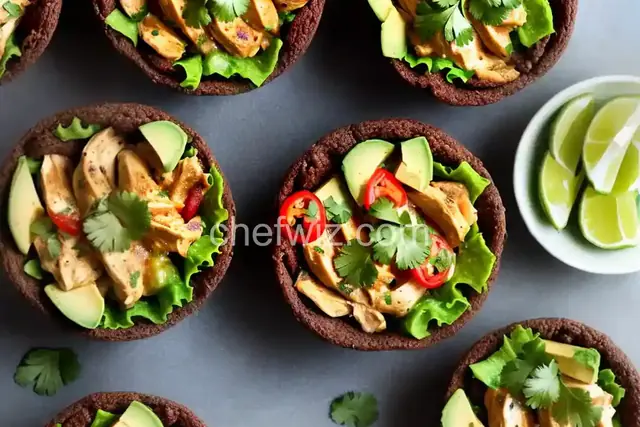 Mexi-Chicken Avocado Cups
