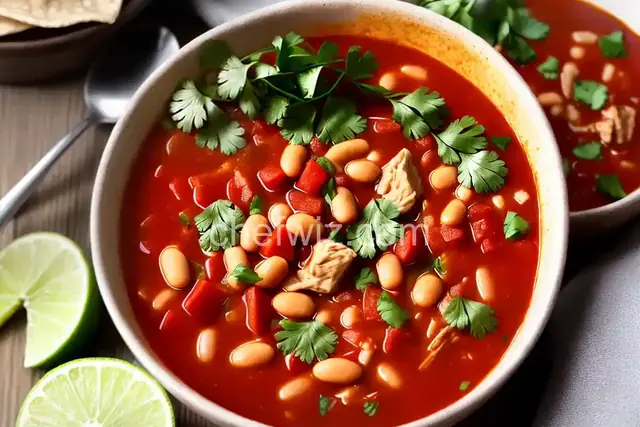 Mexican Bean Soup with Chicken