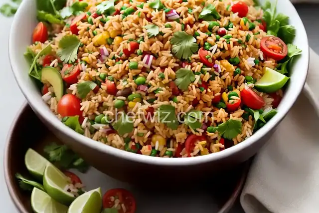 Mexican Bean and Rice Salad