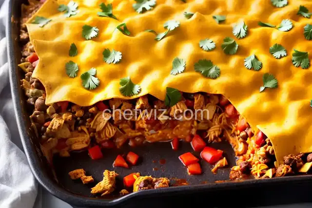 Mexican Chicken Taco Casserole
