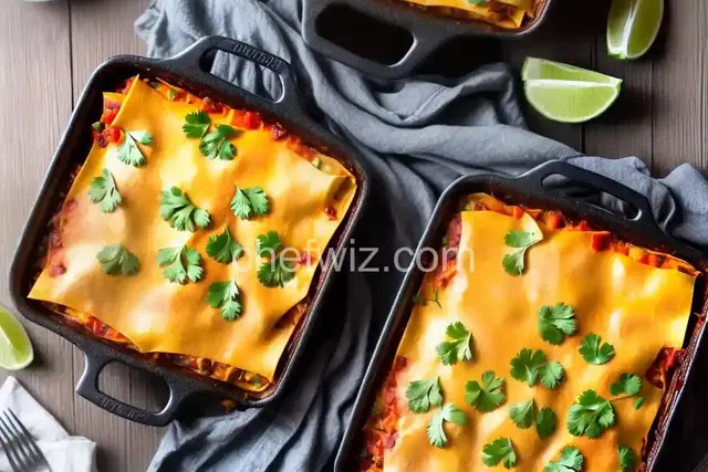 Mexican Chicken Tortilla Lasagna