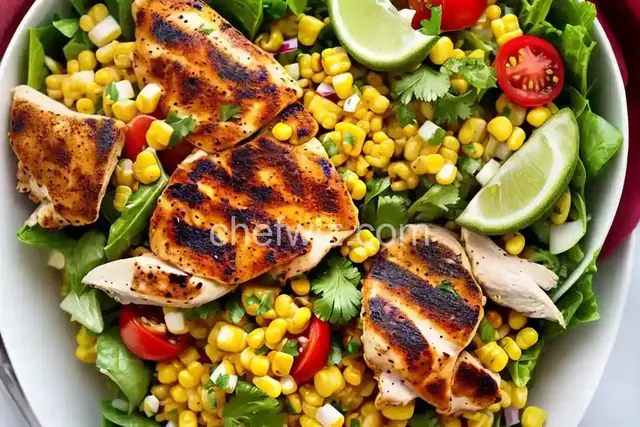 Mexican Chicken and Corn Salad