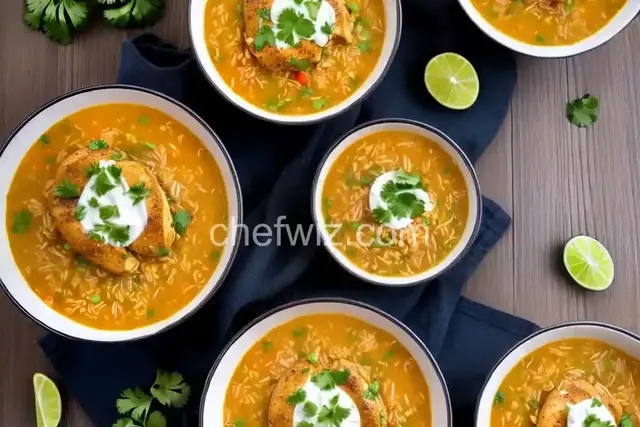 Mexican Chicken and Rice Soup (Sopa de Pollo y Arroz)