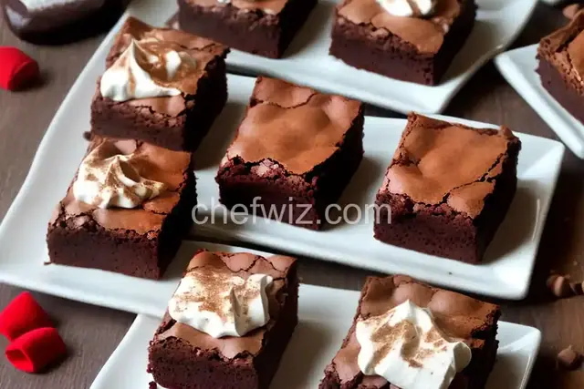 Mexican Hot Chocolate Brownie Tortes