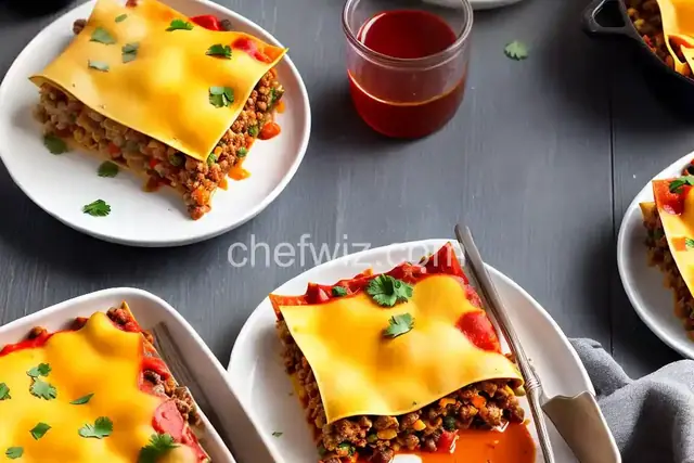 Mexican Lasagna Lite