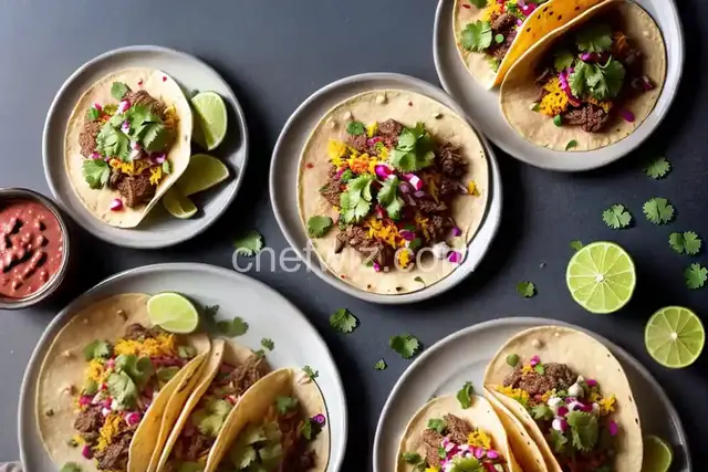 Mexican Rice & Beef Tacos