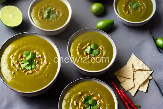 Mexican Spicy Tomatillo Sauce