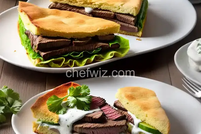 Mexican Steak Torta