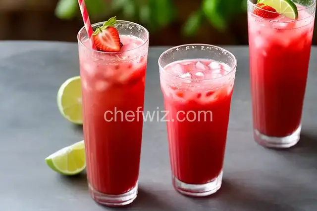 Mexican Strawberry Water (Agua de Fresa)