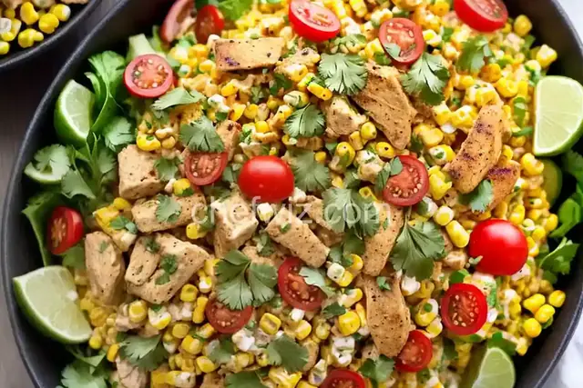 Mexican Street Corn-Chicken Salad