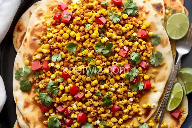 Mexican Street Corn Flatbread